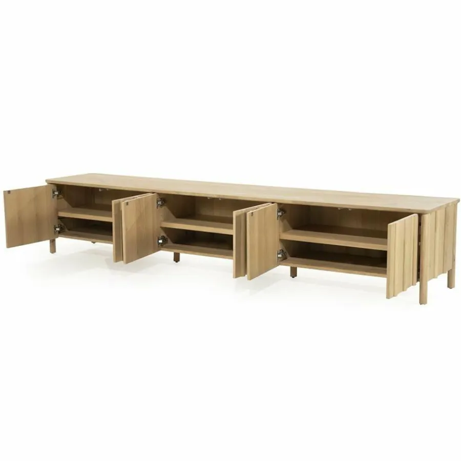 Eleonora TV meubel Jake 6 drs. - naturel Best