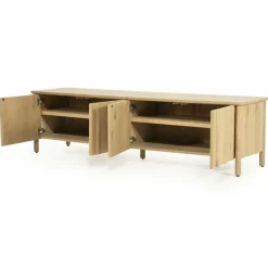 Eleonora TV meubel Jake 4 drs. - naturel Clearance