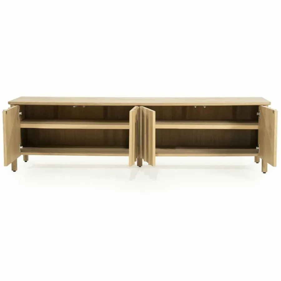 Eleonora TV meubel Jake 4 drs. - naturel Clearance