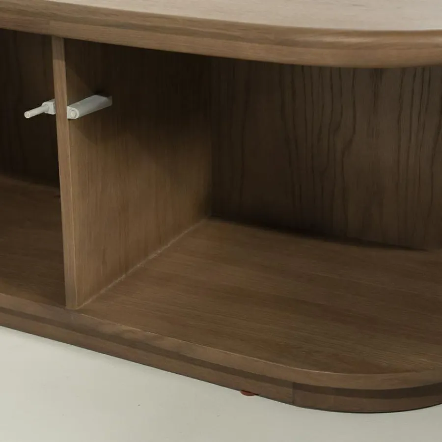 Eleonora TV meubel Josh 240 cm - bruin New