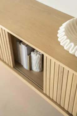 Eleonora TV meubel Milo 180 cm - naturel Outlet