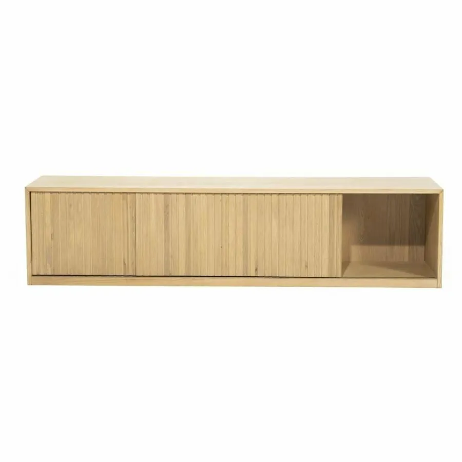 Eleonora TV meubel Milo 180 cm - naturel Outlet