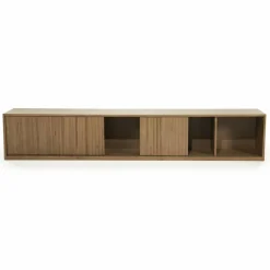 Eleonora TV meubel Milo 240 cm - bruin New