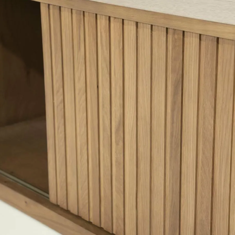 Eleonora TV meubel Milo 180 cm - bruin Clearance