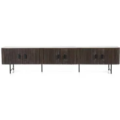 Eleonora TV meubel Remi 6-drs. - bruin Clearance