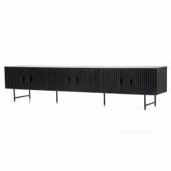 Eleonora TV meubel Remi 6-drs. - zwart Sale