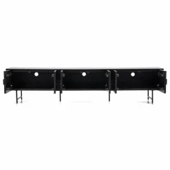 Eleonora TV meubel Remi 6-drs. - zwart Sale