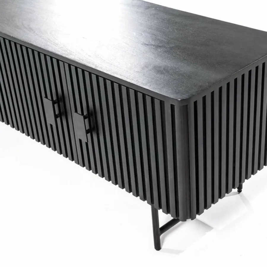 Eleonora TV meubel Remi 6-drs. - zwart Sale