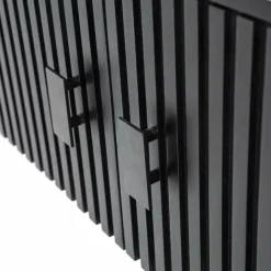 Eleonora TV meubel Remi 6-drs. - zwart Sale