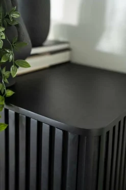 Eleonora TV meubel Remi 4-drs. - zwart Discount