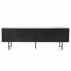 Eleonora TV meubel Remi 4-drs. - zwart Discount