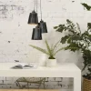 Good&Mojo Hanglamp Amazon recycled autoband met 1 kap zwart S Clearance