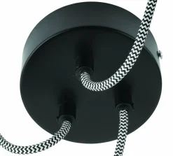 Good&Mojo Hanglamp Amazon recycled autoband met 3 kappen zwart S