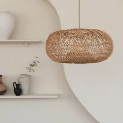 Good&Mojo Hanglamp Arizona bamboe/kap ø50 naturel S New