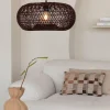 Good&Mojo Hanglamp Arizona bamboe ø50 burgundy S Best