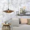 Good&Mojo Hanglamp Bali bamboe 44 x 12 cm zwart naturel S Sale