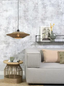 Good&Mojo Hanglamp Bali bamboe 44 x 12 cm zwart naturel S Sale