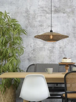Good&Mojo Hanglamp Bali bamboe 60 x 15 cm zwart/naturel M Online