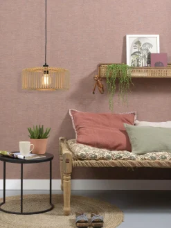 Good&Mojo Hanglamp Bromo bamboe Ø 40 naturel S Outlet