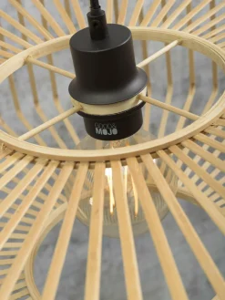 Good&Mojo Hanglamp Bromo bamboe Ø 40 naturel S Outlet
