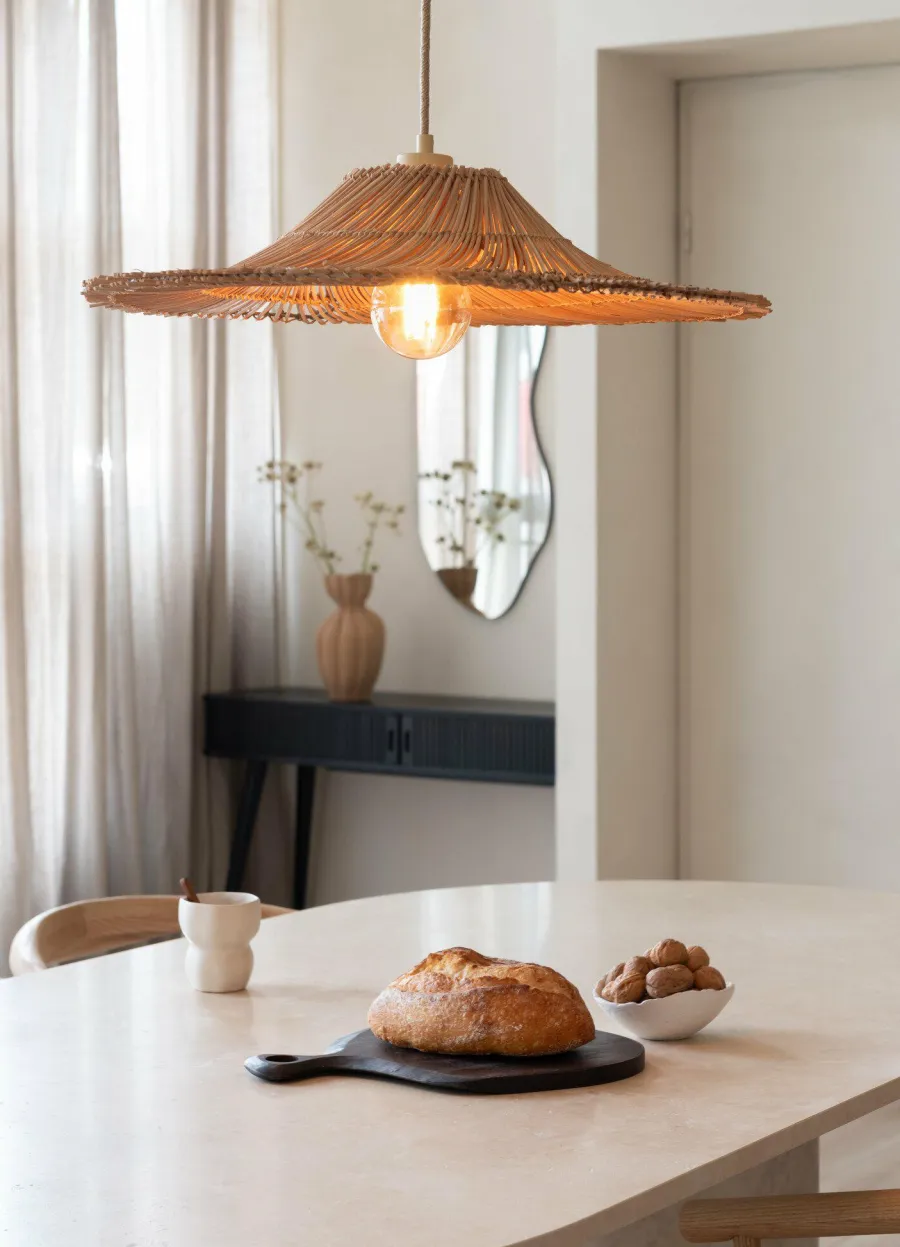 Good&Mojo Hanglamp Cancun rotan ø53 naturel S Clearance