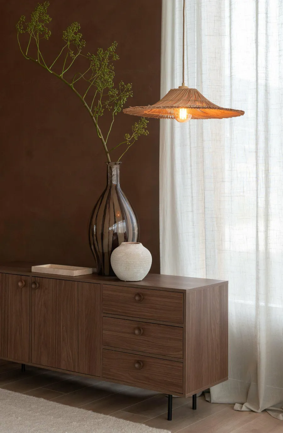 Good&Mojo Hanglamp Cancun rotan ø53 naturel S Clearance