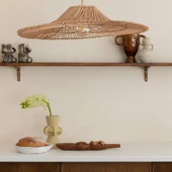 Good&Mojo Hanglamp Cancun rotan ø70 naturel L Clearance