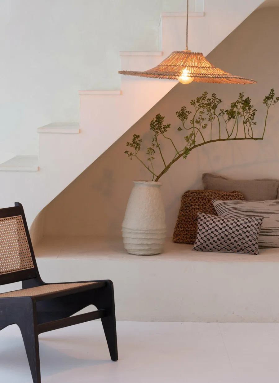 Good&Mojo Hanglamp Cancun rotan ø70 naturel L Clearance