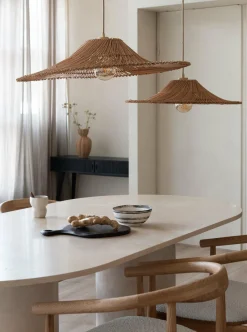 Good&Mojo Hanglamp Cancun rotan ø70 naturel L Clearance
