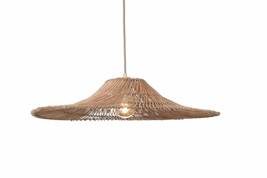 Good&Mojo Hanglamp Cancun rotan ø70 naturel L Clearance