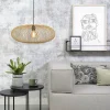 Good&Mojo Hanglamp Cango bamboe ellips dia.60x25cm naturel Clearance