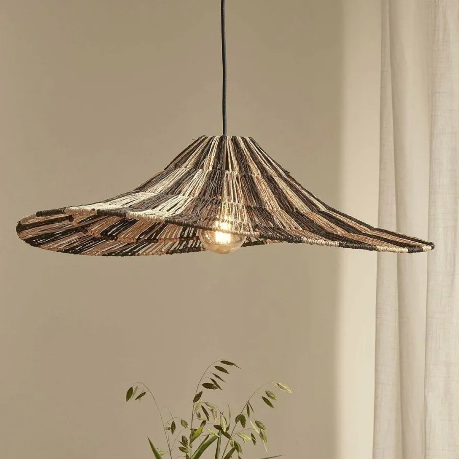Good&Mojo Hanglamp Cuzco dia.65cm zwart/naturel Best