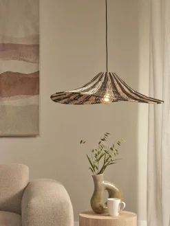 Good&Mojo Hanglamp Cuzco dia.65cm zwart/naturel Best