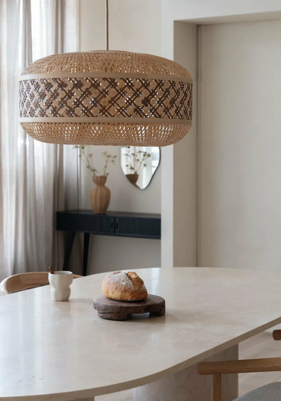 Good&Mojo Hanglamp Langkawi bamboe ø50xh.25cm naturel bruin