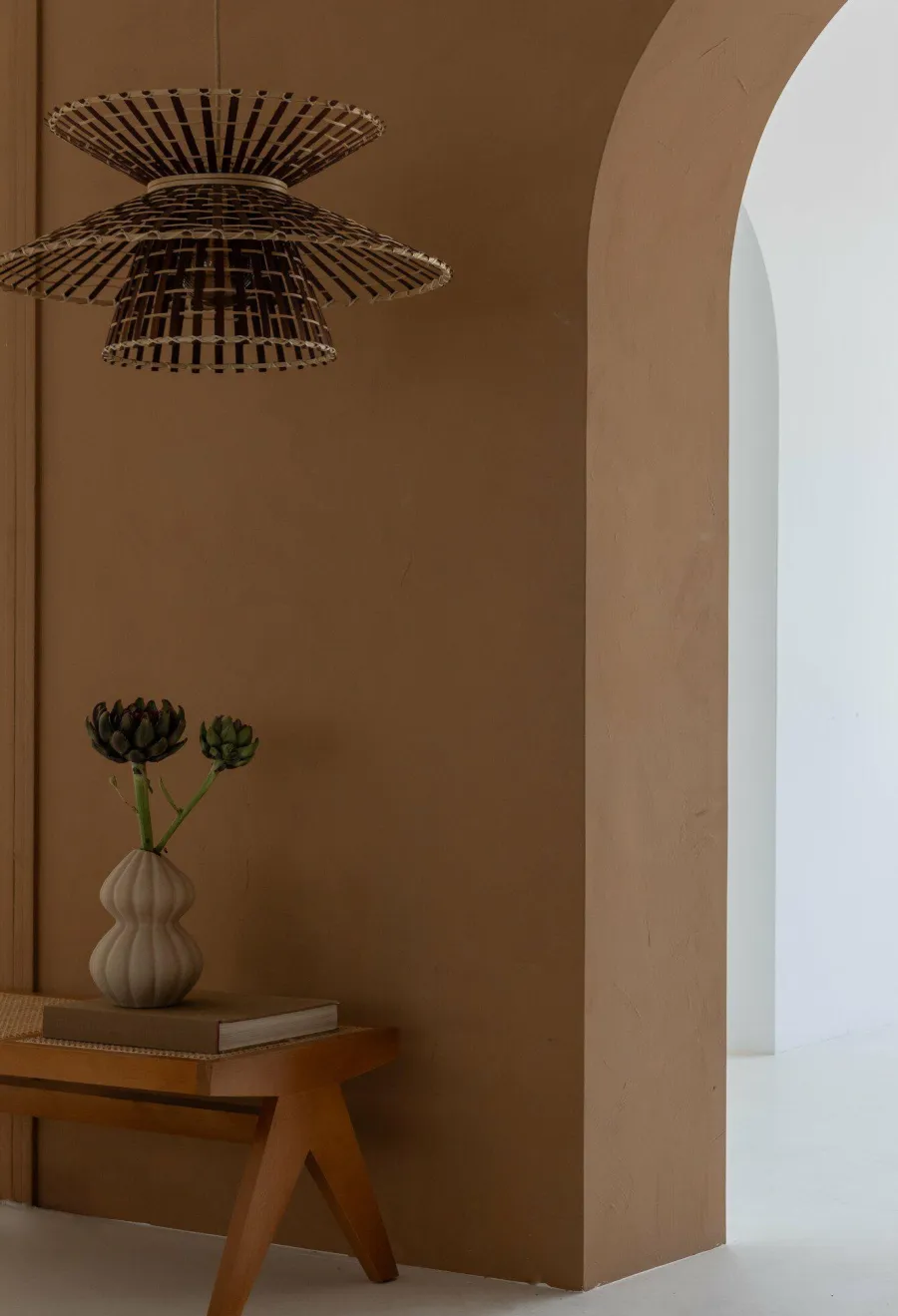 Good&Mojo Hanglamp Machu Picchu bamboe ø57xh.27cm naturel bruin Hot