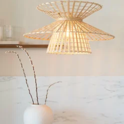 Good&Mojo Hanglamp Machu Picchu bamboe ø57xh.27cm naturel