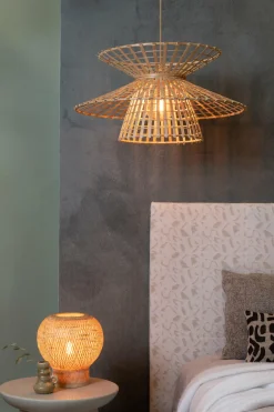 Good&Mojo Hanglamp Machu Picchu bamboe ø57xh.27cm naturel