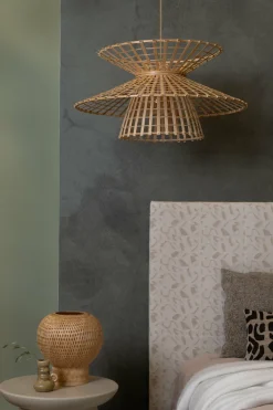 Good&Mojo Hanglamp Machu Picchu bamboe ø57xh.27cm naturel