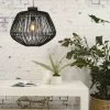 Good&Mojo Hanglamp Madagascar rotan dia.60xh.50cm zwart Clearance