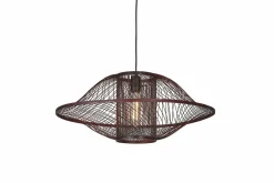 Good&Mojo Hanglamp Maui bamboe ø70xh.30cm burgundy L Sale