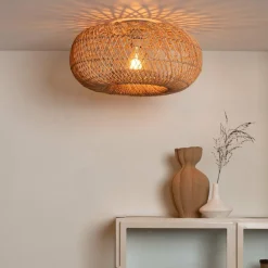 Good&Mojo Plafondlamp Arizona bamboe ø50 naturel S Online