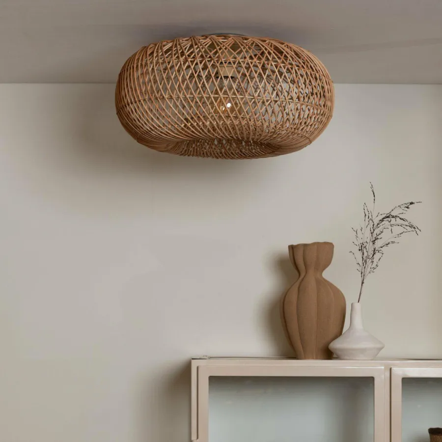 Good&Mojo Plafondlamp Arizona bamboe ø50 naturel S Online