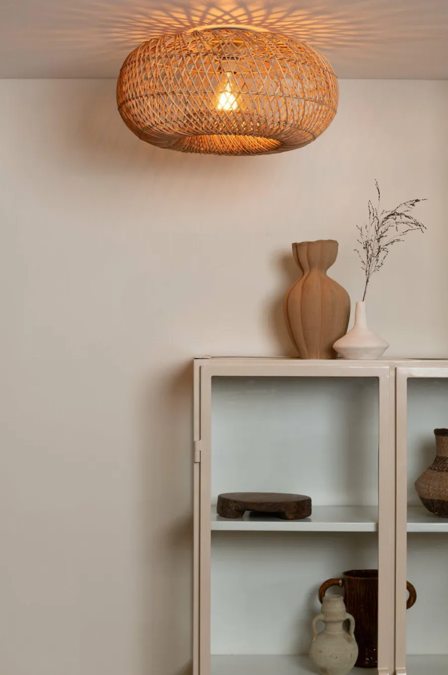 Good&Mojo Plafondlamp Arizona bamboe ø50 naturel S Online