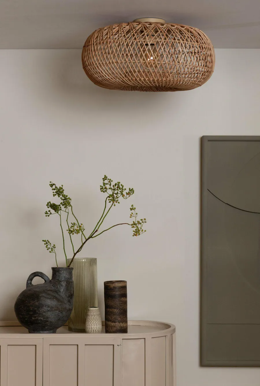 Good&Mojo Plafondlamp Arizona bamboe ø50 naturel S Online