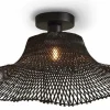 Good&Mojo Plafondlamp Ibiza wavy S zwart Clearance