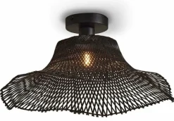 Good&Mojo Plafondlamp Ibiza wavy S zwart Clearance