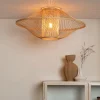 Good&Mojo Plafondlamp Maui bamboe ø70xh.30cm naturel L Clearance