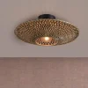 Good&Mojo Plafonniere Bali bamboe dia. 44 x 12 cm zwart/naturel S Best
