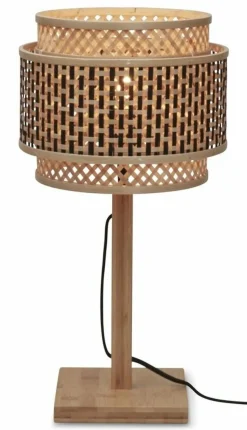 Good&Mojo Tafellamp Bhutan naturel 2520 zwart naturel New