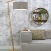 Good&Mojo Vloerlamp Andes bamboe eco linnen donker Online